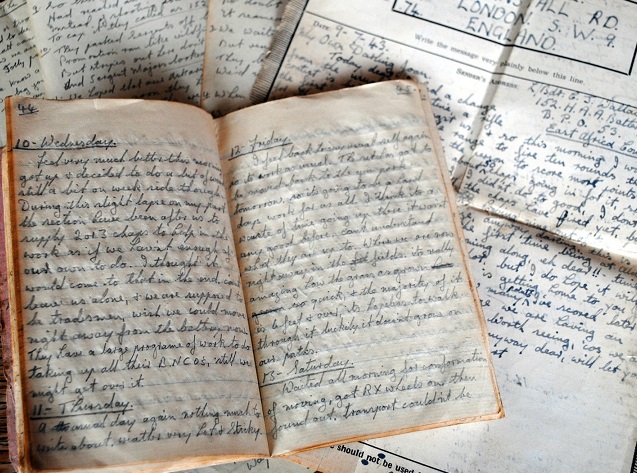 Image for 1943 ORIGINAL MANUSCRIPT DIARY OF ONE BRITISH GUNNER'S MISERABLE 6 MONTHS IN DIEGO SUAREZ MADAGASCAR