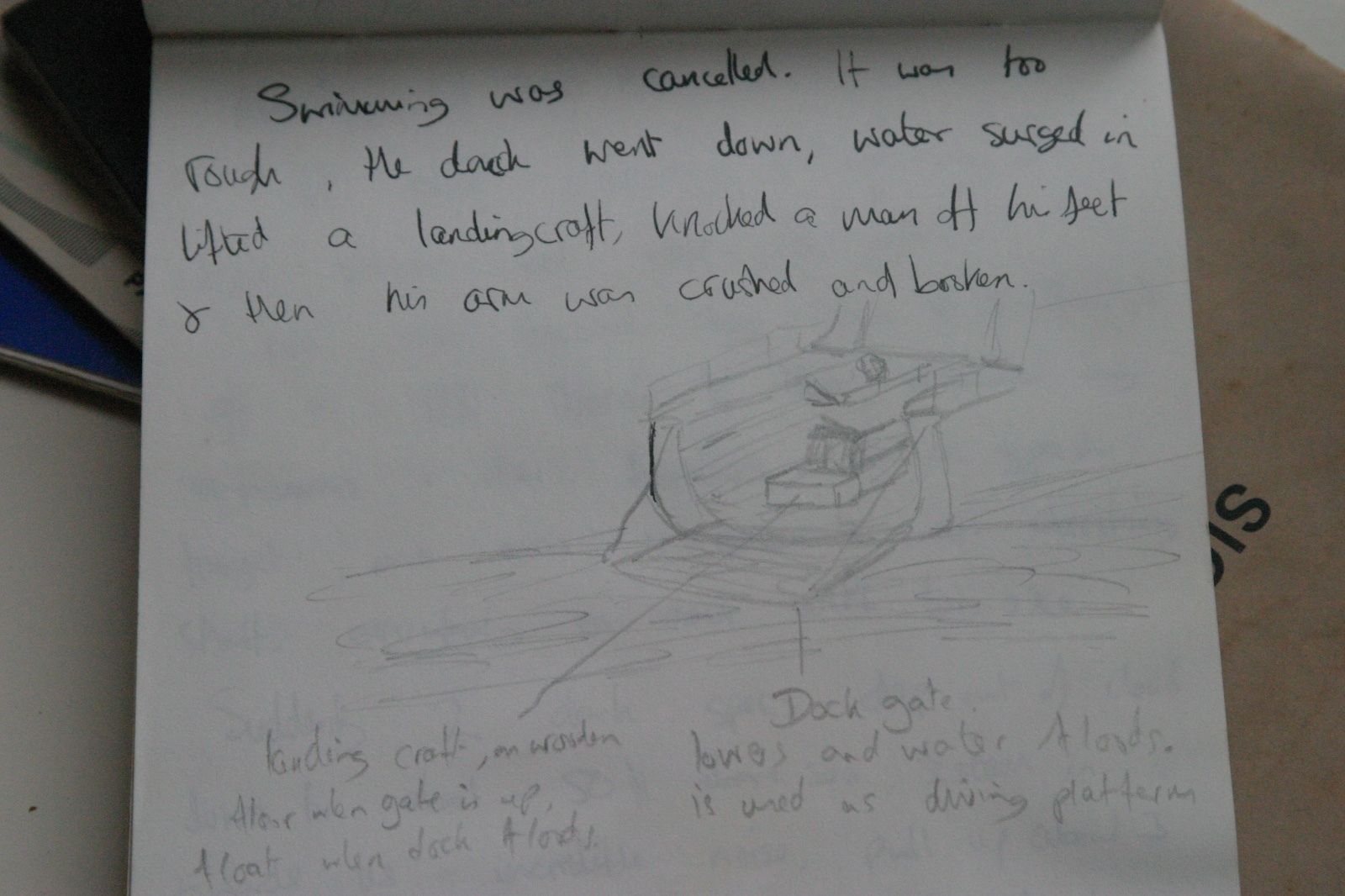Image for 1983 ORIGINAL MANUSCRIPT DIARY HANDWRITTEN ABOARD THE NOTED HMS FEARLESS CRUISING TO TORTOLA PROVING MIDSHIPMAN EVEN 100s OF YEARS SEPARATED BY TIME ARE STILL MUCH THE SAME SINCE THE AGE OF SAIL