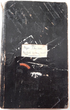 Image for 1901 - 1905 ORIGINAL MANUSCRIPT DIARY HANDWRITTEN ALMOST OBSESSIVELY BY A BANKER AND PERFUME DEALER EXEMPLIFYING THE NEW AND FASHIONABLE EDWARDIAN ERA