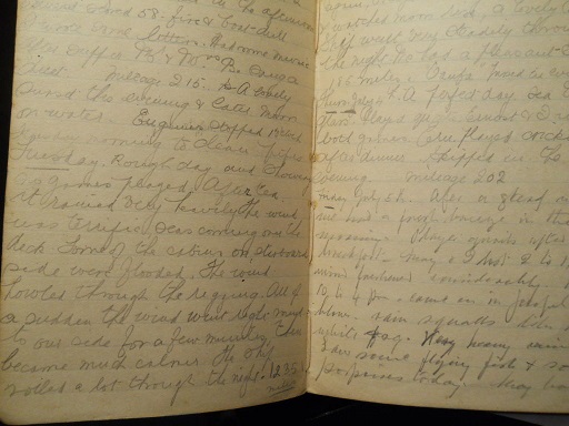 Image for 1912 ORIGINAL TWO VOYAGE MANUSCRIPT DIARY: AUSTRALIA TO LONDON, THEN LONDON TO CALCUTTA WITH DESCRIPTIONS OF ALL POINTS AND PORTS IN BETWEEN