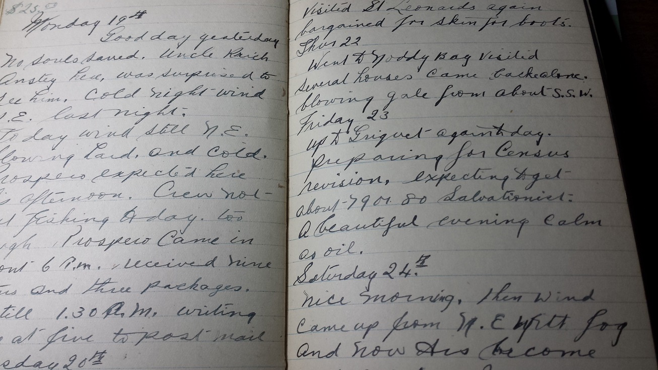 Image for 1921 - 1922 ORIGINAL MANUSCRIPT DIARY HANDWRITTEN BY A DEDICATED SALVATION ARMY CADET INTENT ON SAVING SOULS AND BRINGING MORE SOLDIERS TO THE ARMY OF GOD IN PRE CONFEDERATION NEWFOUNDLAND