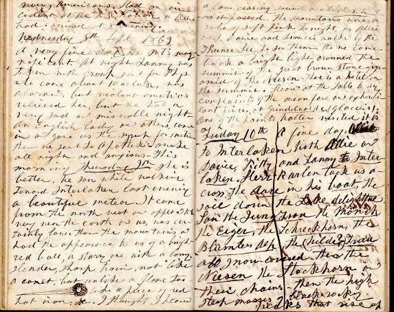 Image for 1869 - 1870 SUPER, ORIGINAL MANUSCRIPT DIARY HANDWRITTEN BY A YOUNG CONNECTICUT WOMAN VISITING HER FAMOUS PARIS BASED ARTIST UNCLE AND COUSIN WHILE FRANCE ONCE MORE ROILS FROM NAPOLEON III SECOND EMPIRE TO BE REBORN AS A MORE ENDURING THIRD REPUBLIC