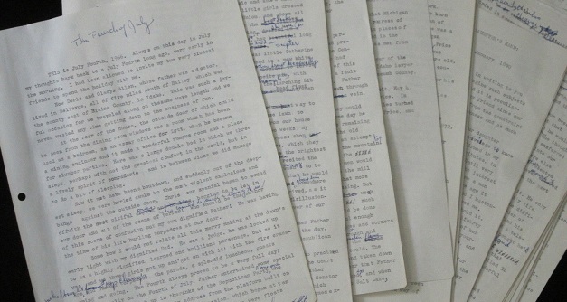 Image for 1966 ORIGINAL TYPED MANUSCRIPT BIOGRAPHY OF HER FATHER: THE MAN WHO PROSECUTED WYATT EARP AND HELPED BRING LAW AND ORDER TO IDAHO