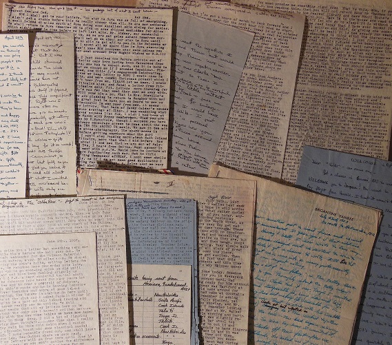 Image for 1956 - 1958 ORIGINAL ARCHIVE OF 60+ TYPED AND MANUSCRIPT LETTERS WRITTEN BY A YOUNG FEMALE SAILOR AS SHE CIRCUMNAVIGATES THE WORLD ABOARD THE STORIED BRIGANTINE YANKEE AND THE REMARKABLE SAILING COUPLE IRVING AND EXY JOHNSON