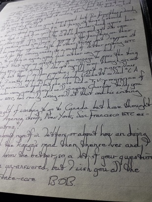 Image for c1990s ORIGINAL MANUSCRIPT LETTER HANDWRITTEN BY ENGLAND'S MOST INFAMOUS SERIAL KILLER WHO INSPIRED THE CHARACTER HANNIBAL LECTER ADDRESSED TO THE ONE TIME LOVER OF ENGLAND'S MOST NOTORIOUS PRISON INMATE CHARLES BRONSON