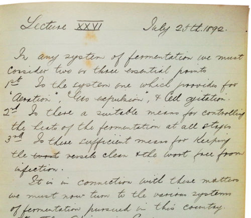 Image for 1892 ORIGINAL MANUSCRIPT JOURNAL FILLED WITH 19TH CENTURY HANDWRITTEN BRITISH BEER MAKING AND BREWING INSTRUCTION, EDUCATION AND THEORY