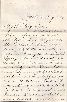 Image for 1888 ORIGINAL GROUP OF FOUR [4] MANUSCRIPT LETTERS BY A JACKSON MISSISSIPPI LAWYER AND SWAIN