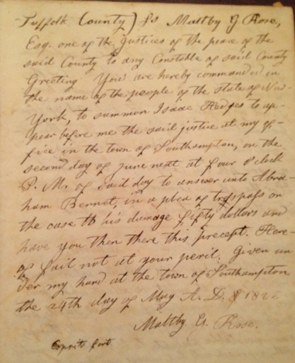 Image for 1820s ORIGINAL MANUSCRIPT COPY BOOK, CATCHALL CREATED BY A NOTED JUSTICE OF THE PEACE AND EVENTUAL SCRAPBOOK OF A YOUNG SAG HARBOR WOMAN