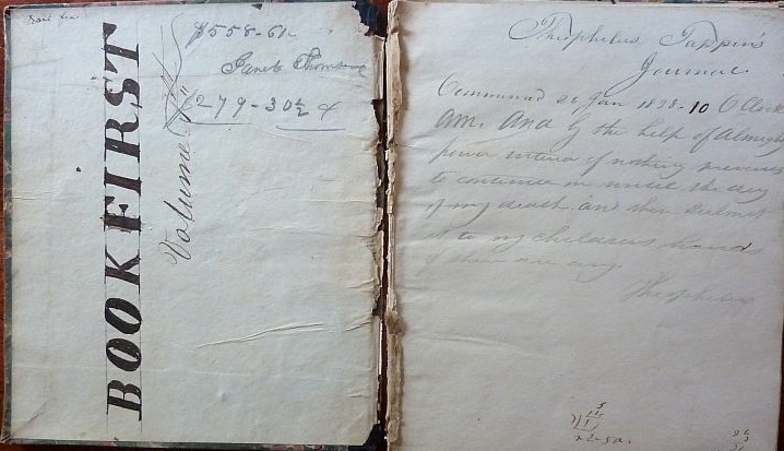 Image for 1838 ORIGINAL MANUSCRIPT DIARY HANDWRITTEN BY A YOUNG MAN ENJOYING LIFE, WORK AND SUNDAY SCHOOL IN GREENWICH VILLAGE NEW YORK