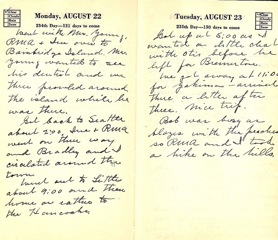 Image for 1938 ORIGINAL MANUSCRIPT DIARY HANDWRITTEN BY A GREAT FALLS MONTANA SINGLE DAD WHO WORKS HARD TEACHING HIS SON THE MANLY ARTS OF SHOOTING, HUNTING, TREATING SKINS AND READING BOOKS