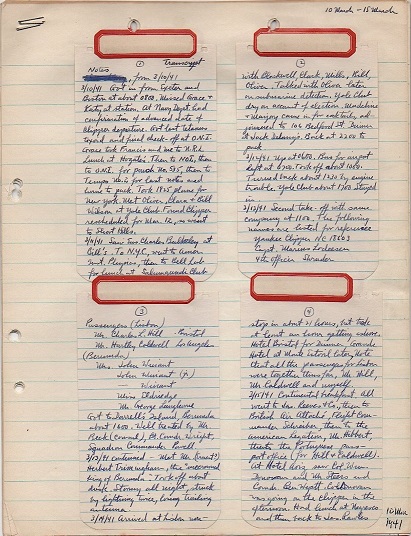 Image for 1941 ORIGINAL MANUSCRIPT DIARY OF A CRITICALLY TIMED TRIP TO WAR TORN ENGLAND BY AN AMERICAN PHYSICIST WHOSE DETERMINATION AND OUTSIDE-THE-BOX THINKING WILL PERFECT THE ART OF TORPEDO WARFARE