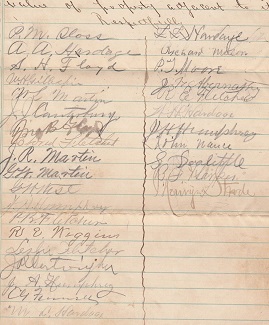 Image for 1869 ORIGINAL RECONSTRUCTION ERA HANDWRITTEN PETITION AND PROTEST BY THE CITIZENS OF MADISON ALABAMA