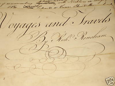 Image for 1796 - 1801 HANDWRITTEN MANUSCRIPT DIARY OF THE NOTED BRITISH 4th BATTALION ROYAL REGIMENT OF ARTILLERY - OF WHICH PARTS WERE LATER PUBLISHED AS 'VOYAGE TO THE CAPE OF GOOD HOPE'