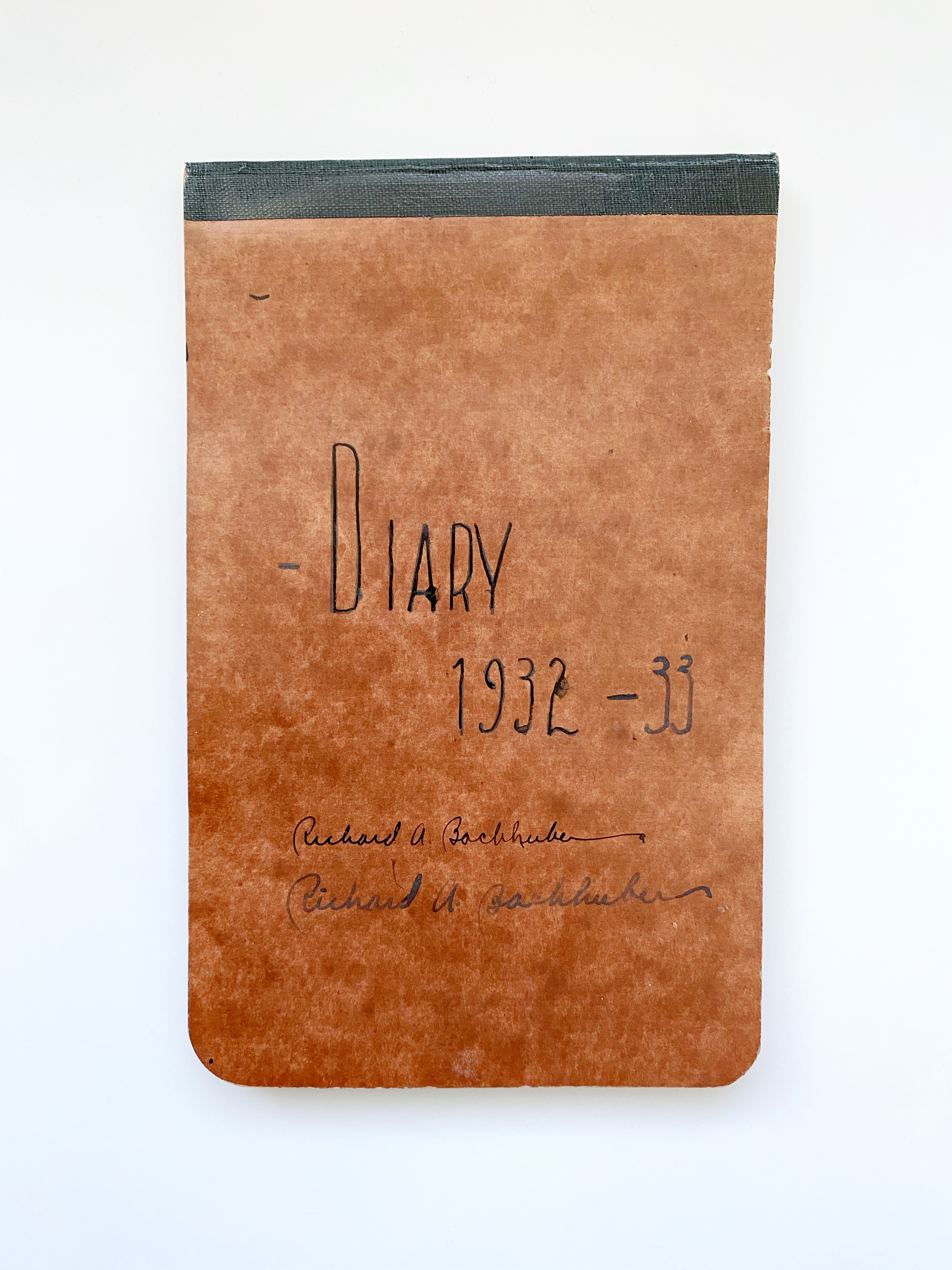 Image for 1932-1933 Original Manuscript Diary Following the Experience of an American College Freshman During the Great Depression