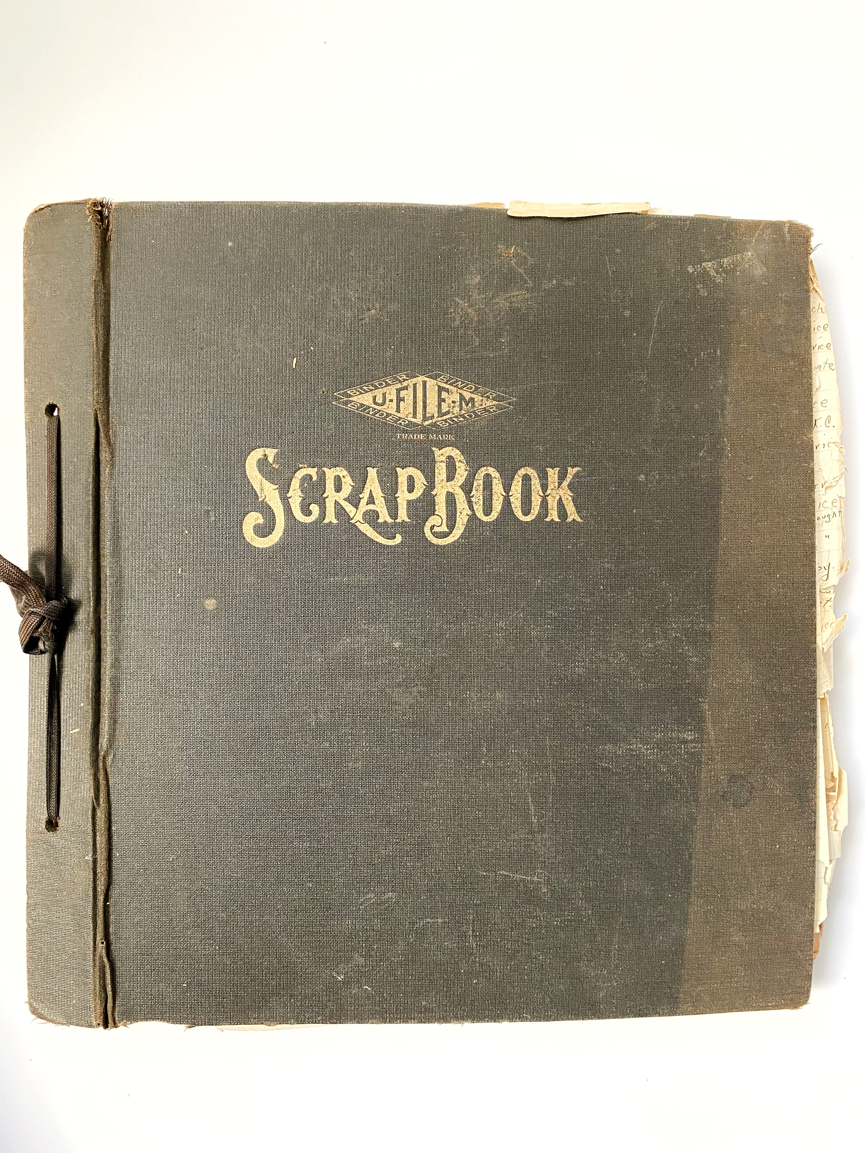 Image for Early 1900s Original Scrapbook Compiled by a Young Man Who Would Become One of Americas Leading Theologians