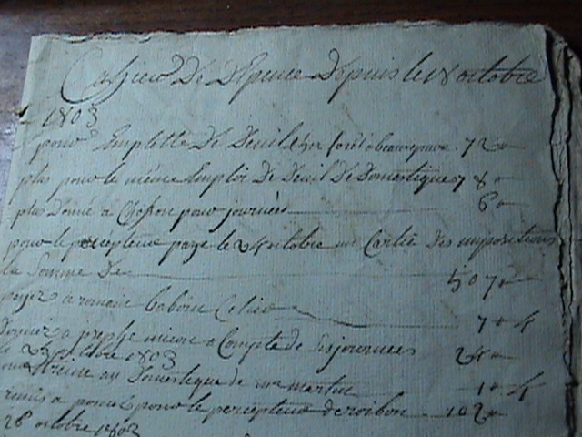 Image for 1825 & 1839 HANDWRITTEN GENEALOGICAL BREAKDOWN OF ONE OF FRANCE'S OLDEST FAMILIES DATING BACK TO 1100 AD